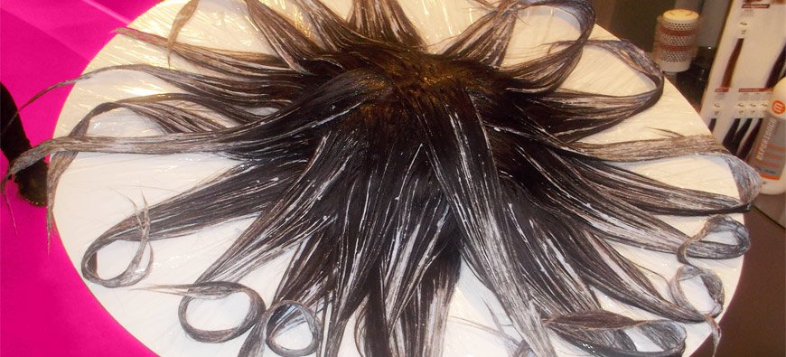 Koloryzacja na kole art hat