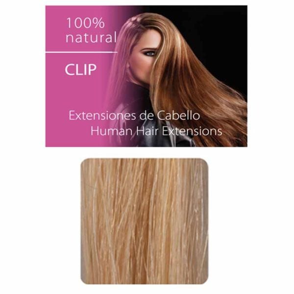 Włosy Clip jasny blond