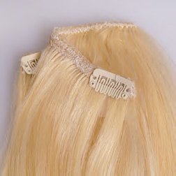 Włosy Clip naturalny brąz